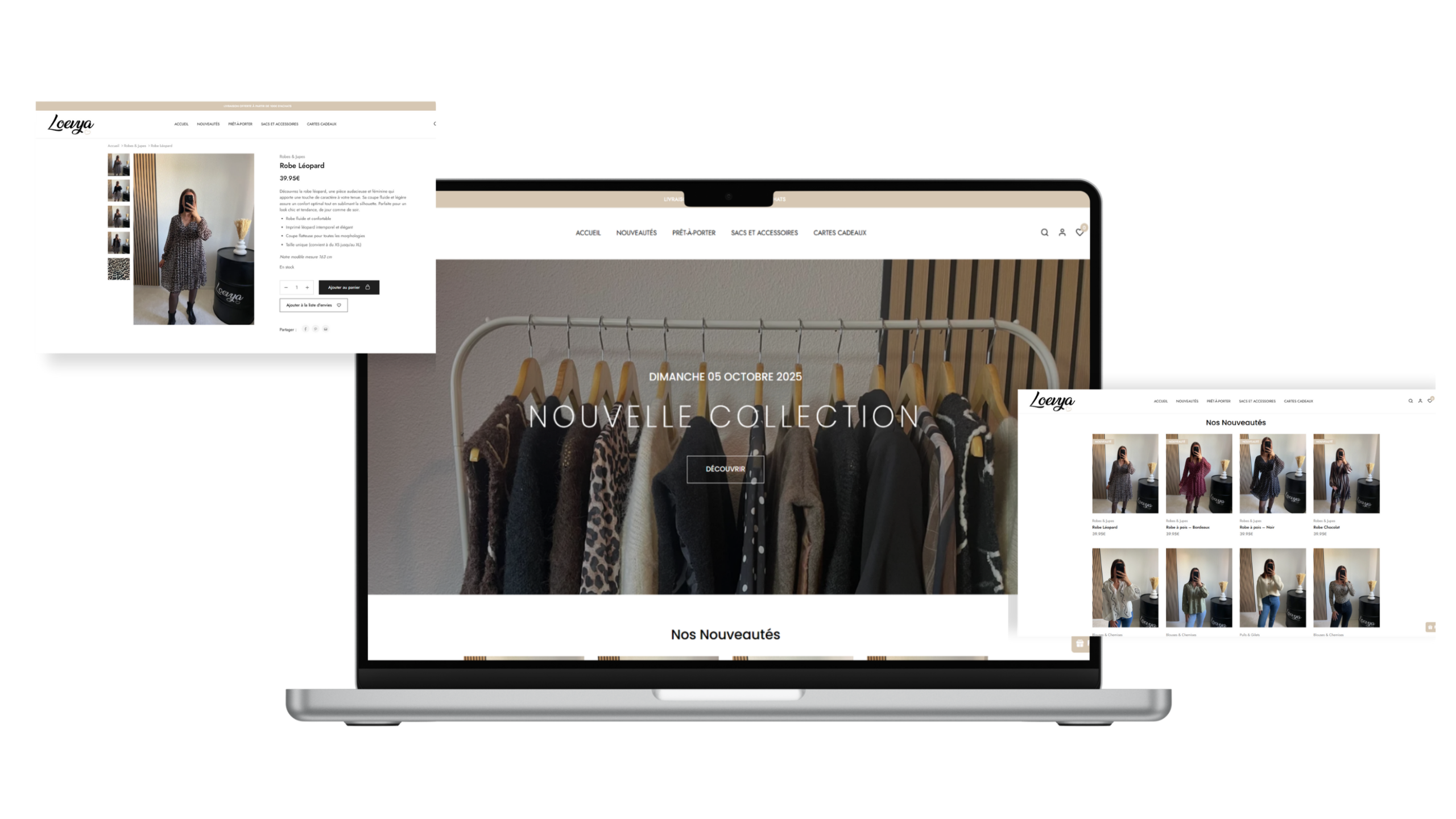 Site e-commerce tendance exemple - Netivia