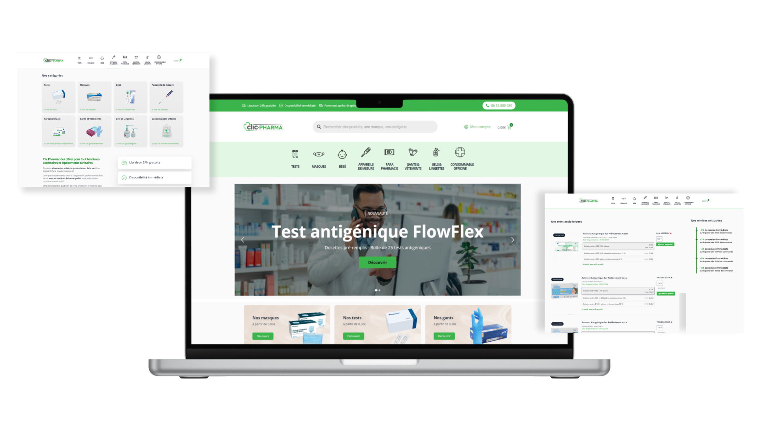 Site e-commerce pharmaceutique exemple - Netivia