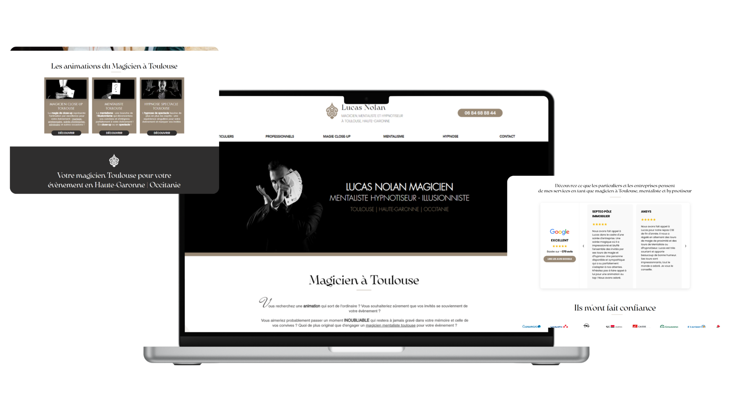 Site vitrine responsive exemple - Netivia