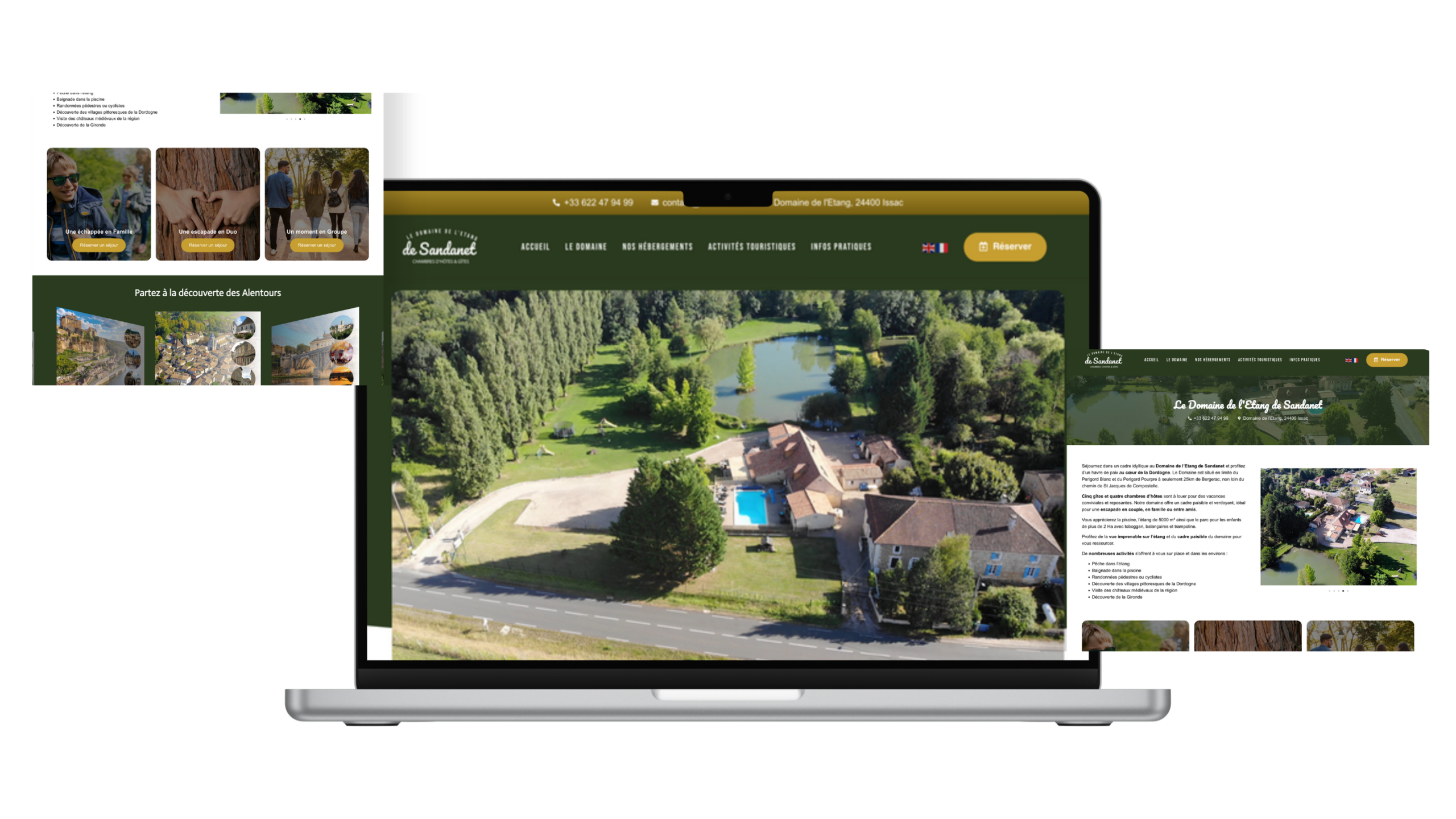 Site vitrine design exemple - Netivia